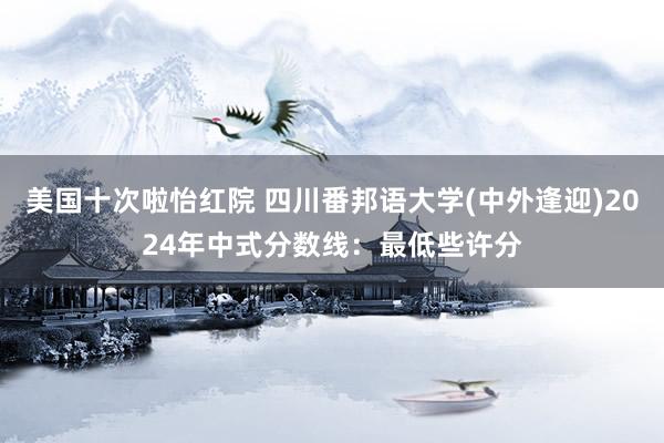 美国十次啦怡红院 四川番邦语大学(中外逢迎)2024年中式分数线：最低些许分